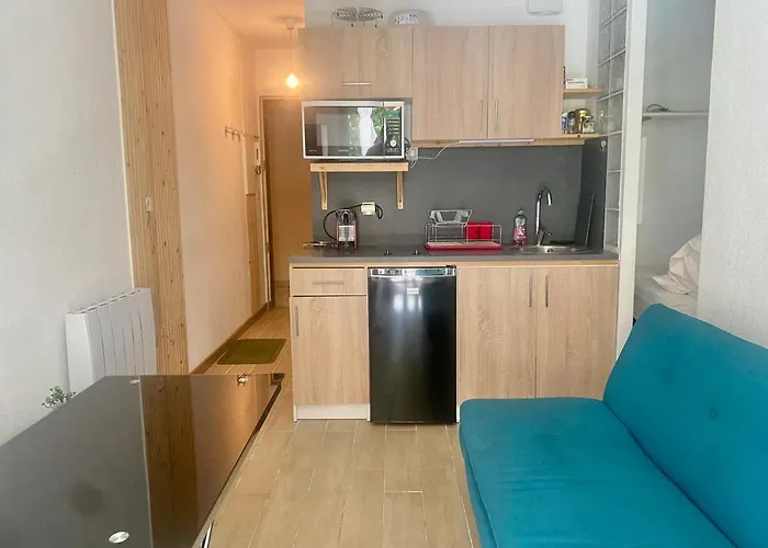 شقة Cosy, Terrasse, Parking A Carnoles *